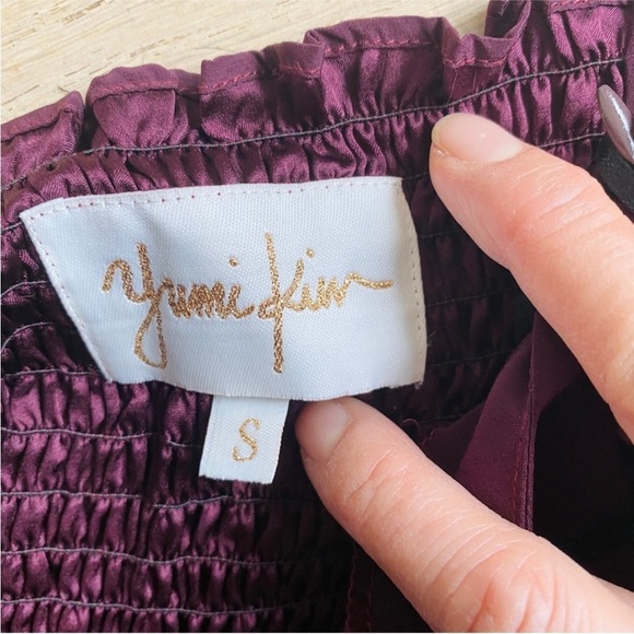 Yumi Kim jumpsuit in wine NWOT - Picture 13 of 14